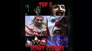 Top 5 Scary Clowns In Film or Television