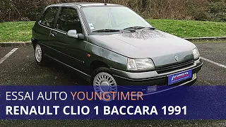 RENAULT CLIO 1 BACCARA 1.4L 80CV 1991 TEST REVIEW