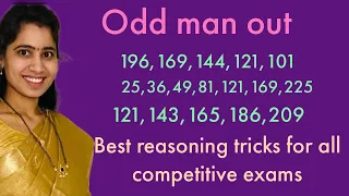 Class:8 //Odd man Out in the series. Reasoning classes in telugu.best trics for finding numbers