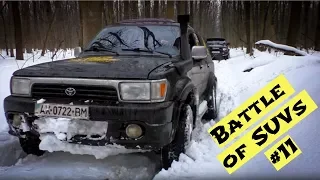 Toyota 4Runner vs Mitsubishi Pajero Sport | Battle of off-road legends in the snow | #11