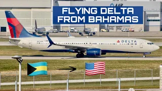 Trip Report | Delta Airlines | Nassau 🇧🇸 to Atlanta 🇺🇸 | Boeing 737-900ER