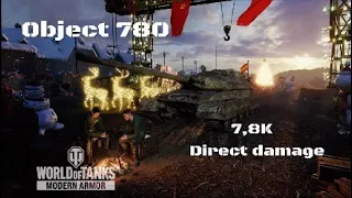 Object 780 in Pueblo oculto: 7,8K direct damage :Wot console - World of Tanks