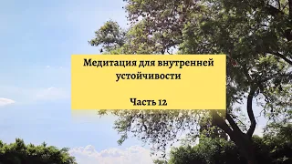 Медитация для внутренней устойчивости (часть 12)