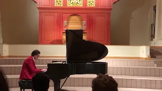 Michelangelo playing Runaway by Kanye West for his piano final