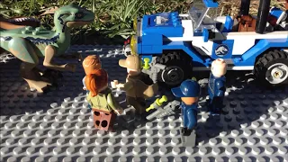 LEGO T-Rex attack!! (Part 1) Jurassic World Stop Motion