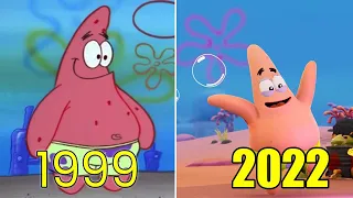 Evolution of Patrick Star in SpongeBob Movies & TV (1999-2022)