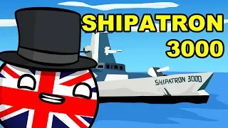 UK navy VS Vikings - Countryball animation