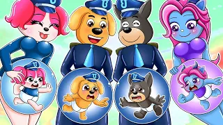 Sheriff Labrador ,BREWING BABY CUTE & BABY CUTE PREGNANT FACTORY | Sheriff Labrador Police Animation