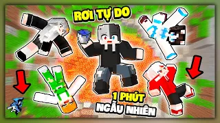 Minecraft nhưng Bạn Sẽ Bị Rơi Tự Do Mỗi 1 Phút | Siro Hủy Diệt Kamui - Kairon và Mèo Simmy Lật Mặt