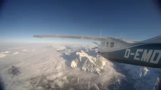 One Minute Flying over the Austrian Alps