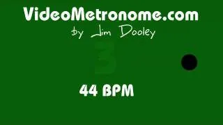 44 BPM Human Voice Metronome by Jim Dooley
