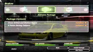 NFS Underground 2 Mitsubishi Evo VIII tuning