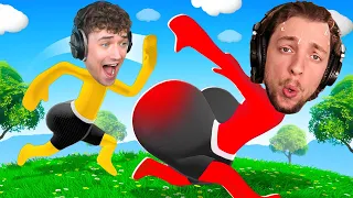 Playing GYAT SLAPPING SIMULATOR W/ Slogo! (Spanky)