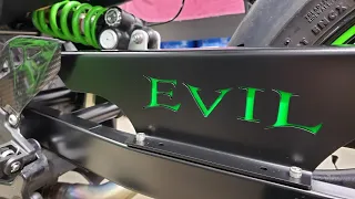 2019 ZX10R KRT Evil 0-4 Swingarm Install!