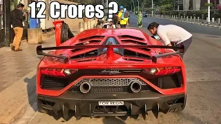 India's Most Expensive Car On Road - Lamborghini Aventador SVJ