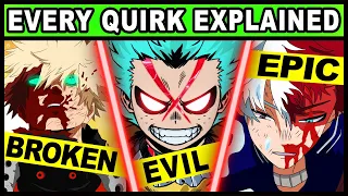 All 20 Class 1-A Quirks Explained! [2023 UPDATE] My Hero Academia / Boku no Hero Every Quirk in MHA