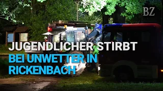 Jugendlicher stirbt bei Unwetter in Rickenbach bei Waldshut