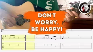 Don't worry, be happy на гитаре | Урок на бум-чик