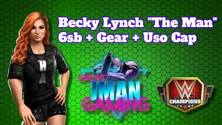 6sb Becky Lynch "The Man" with gear and plate!  WWE Champions 🏆