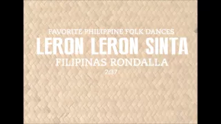 Leron Leron Sinta (Audio Only) - Favorite Philippine Folk Dance (Filipinas Rondalla)