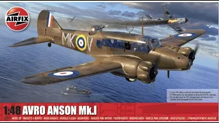 Airfix 1/48 Avro Anson review.