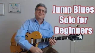 Beginner Jump Blues Solo Guitar Lesson with TAB