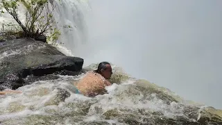 Devil's Pool, Victoria Falls Zambia.  piscina del diablo, Cataratas Victoria