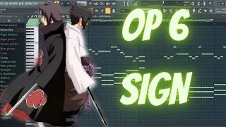 Naruto Shippuden Opening 6 - Sign + [ FREE FLP / MIDI ]