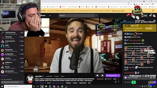 Mizkif finds out xQc, him and HasanAbi are reacting at the same video at the same time