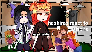 •hashiras react to aftons•pt1• 1/4 Elizabeth afton•no gyomei bc he's blind😭•