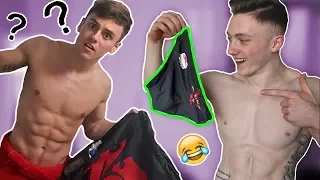 I STOLE TOM DALEY'S TRUNKS!? {PRANK}