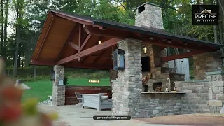 A dream come true: POOL HOUSE / Timber frame pavilion