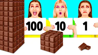 100 Слоев еды Челлендж | Битвы с едой от PaRaRa Challenge