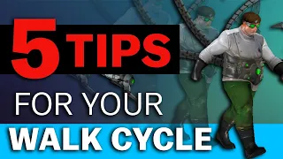 5 Walk Cycle Tips to ALWAYS remember!