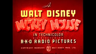 Mickey Mouse - Clock Cleaners (1937) - Original Titles Recreation (TITLES ONLY)