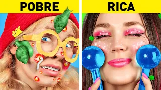 Chica rica VS. pobre * Cómo hacer FIDGETS DIY GRATIS para ir a una cita *