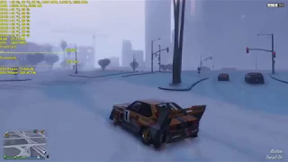 Grand Theft Auto V Snow Performance Test | EVGA GTX 1080 Ti FTW3 ELITE