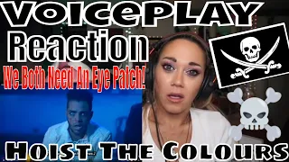 VoicePlay "Hoist The Colours" Acapella REACTION | Acapella Reaction | Just Jen Feels That Bass!