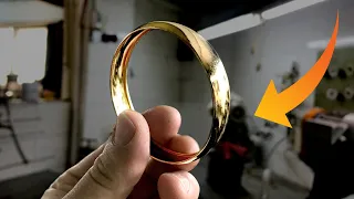 How do they make hollow curved bracelets?