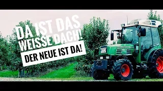 Obsthof Raddatz - Da ist das Weiße Dach! Der neue ist da! Fendt 208V!