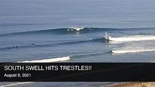 HIGH PERFORMANCE surfing at TRESTLES on Sunday, August 9, 2021