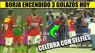 MIGUEL ANGEL BORJA 🔥 TRIPLETE HOY en BARRANQUILLA COSTEÑOS vs CACHACOS 5-3 ✅ TODOS LOS GOLES