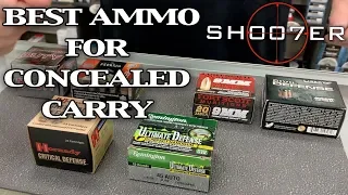 BEST AMMO FOR CONCEALED CARRY - SH007ER ShopTalk