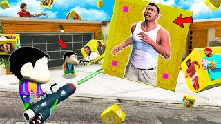 GTA 5 : SHINCHAN Opening BIGGEST "FRANKLIN" LUCKY BOXES in GTA 5! (GTA 5 mods)