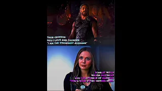 Scarlet Witch vs Thor Odinson|After M.O.M & After L.A.T| #edit #marvel