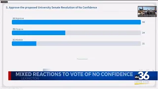 Faculty reaction to vote of no confidence against UK president Eli Capilouto 050724