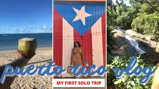 PUERTO RICO VLOG | FIRST SOLO TRIP | OLD SAN JAUN | EL YUNQUE | MR. WEENIE WAFFLES | BARRACHINA