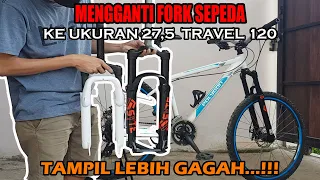 Mengganti Fork Sepeda MTB Murah Berkualitas !