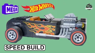 Many printed parts. Mega Construx Hot Wheels Street Rodder HDJ97 speed build.