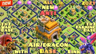 TOP NEW! TOWN HALL 7 (Th7) ANTI AIR/DRAGON BASE With Link | th7 war base with link | clash of clans